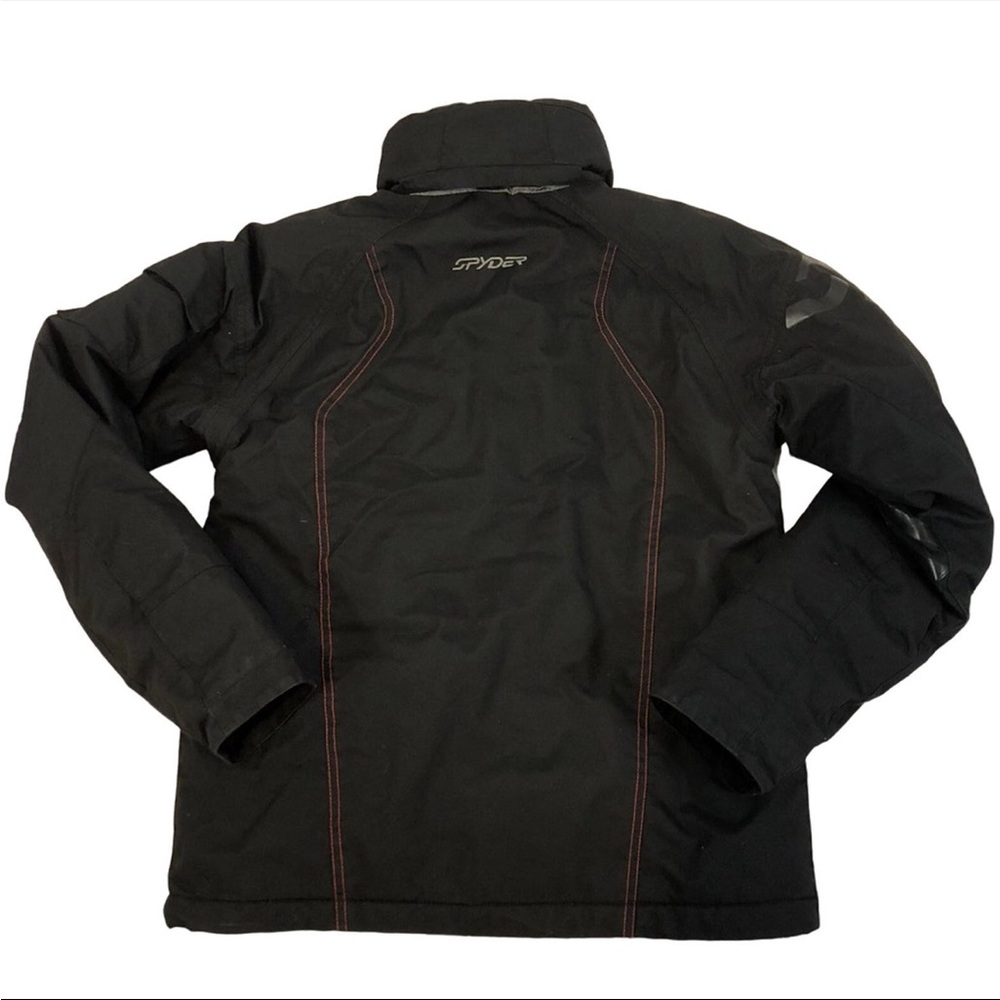 Spyder Black Ski Jacket Spyder-kids Size 14 - Picture 2 of 12